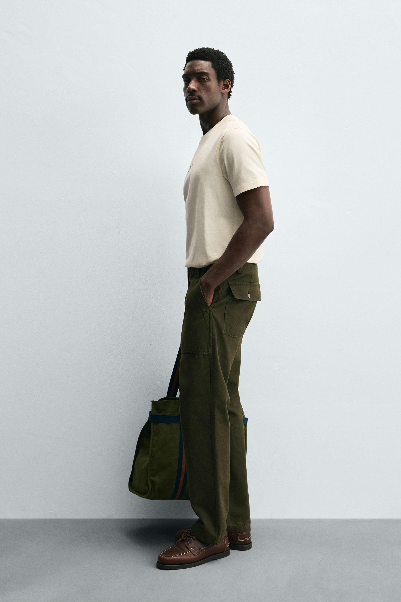 EMBROIDERED TEXT T-SHIRT Product Image