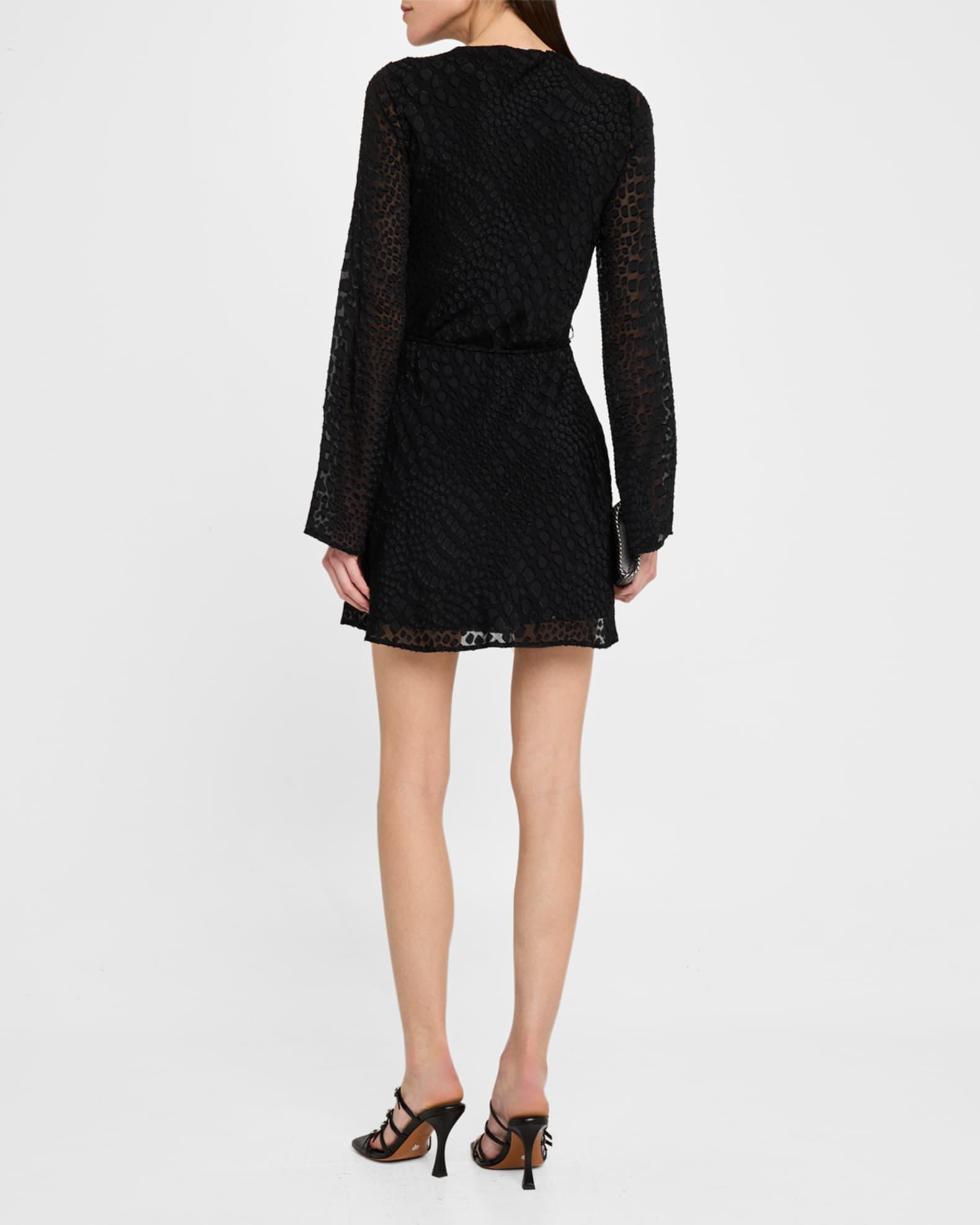 Carmelyn Croc Burnout Mini Dress Product Image