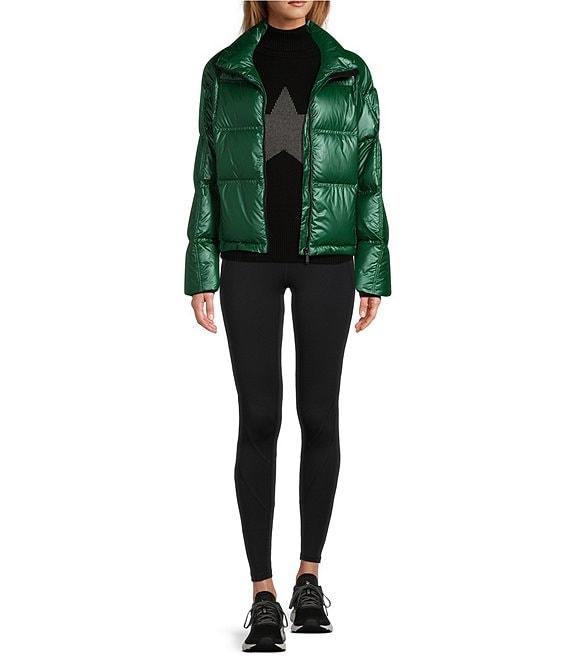 Antonio Melani Stand Collar Front Zip Ski Puffer Jacket Product Image