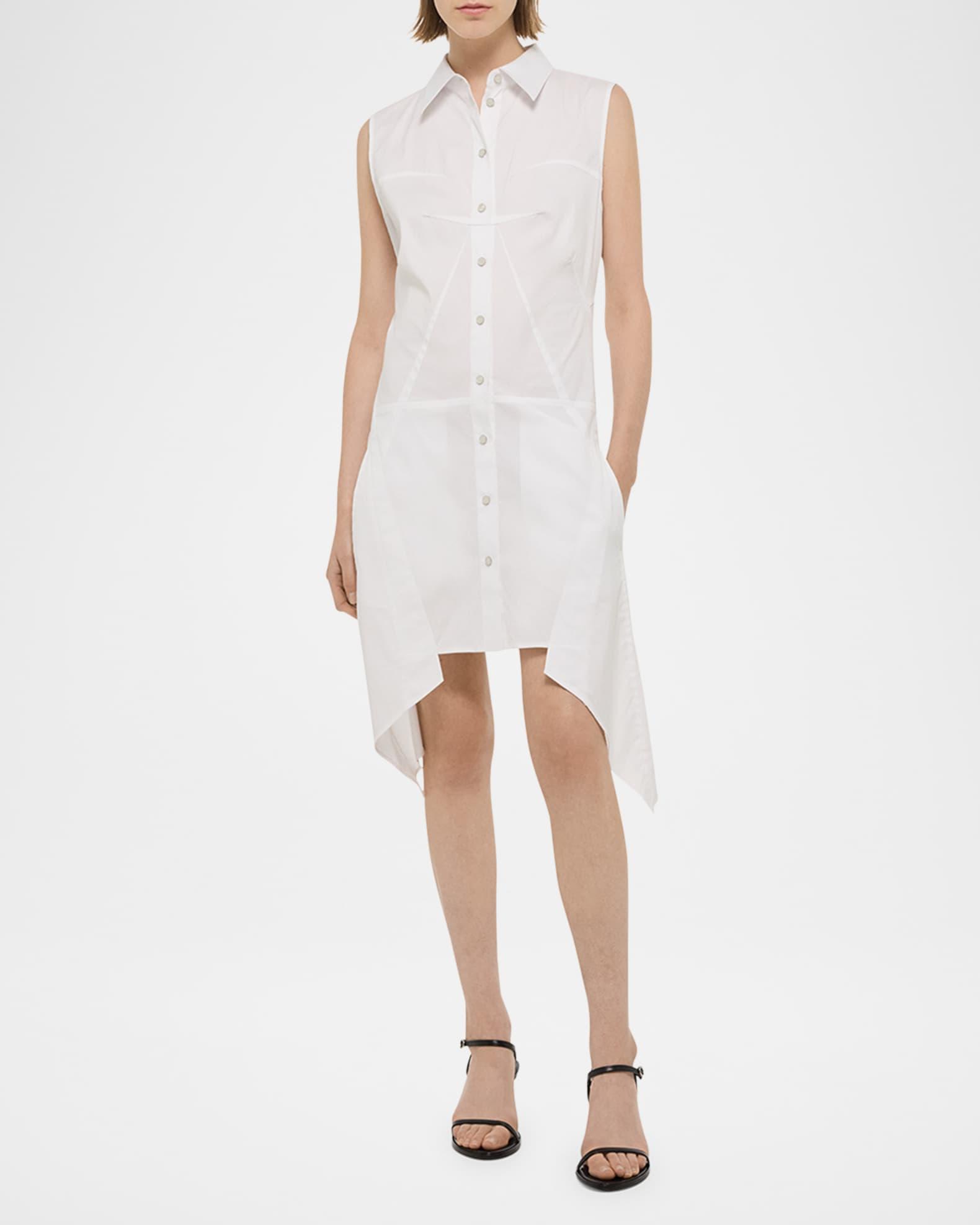 Sleeveless Bustier Shirtdress Product Image