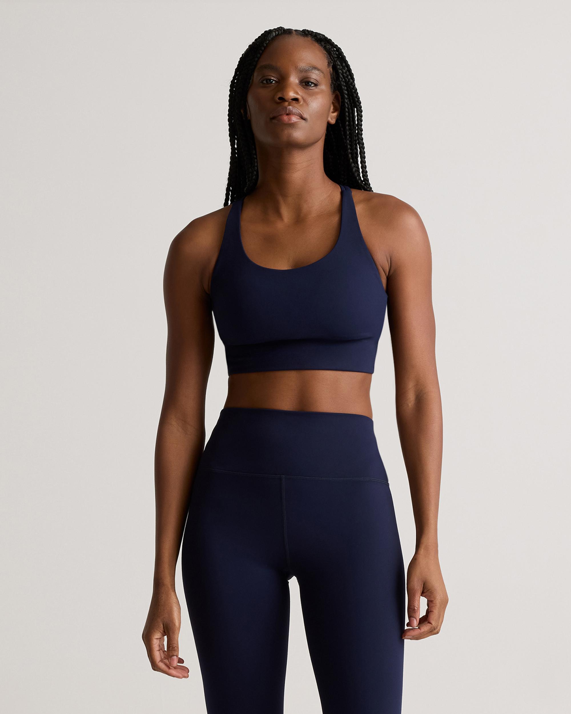 Quince | Women's Power-Up Long Line Strappy Sports Bra Size XS, Nylon/Spandex Product Image