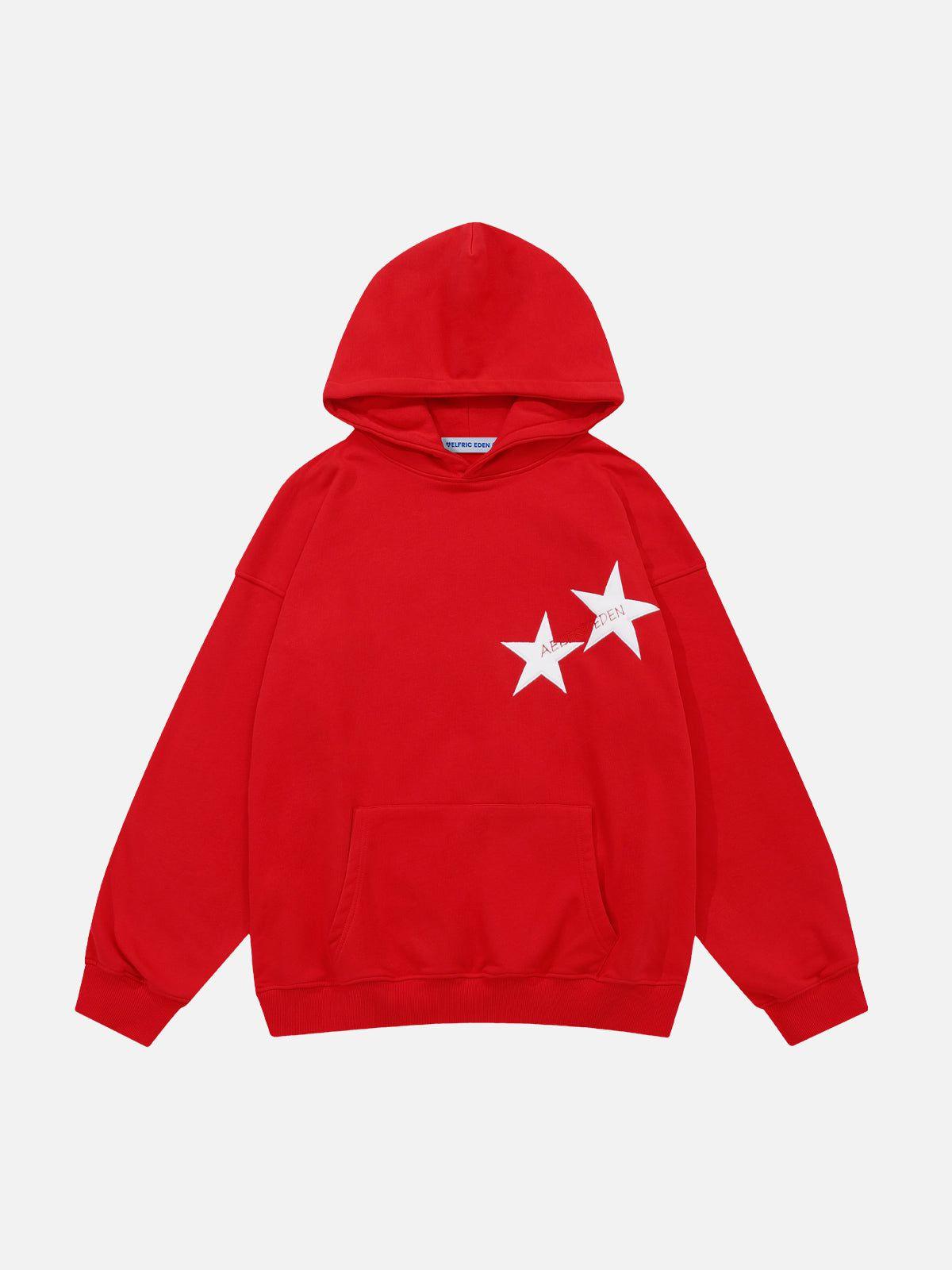 Aelfric Eden Star Color Contrast Hoodie Product Image