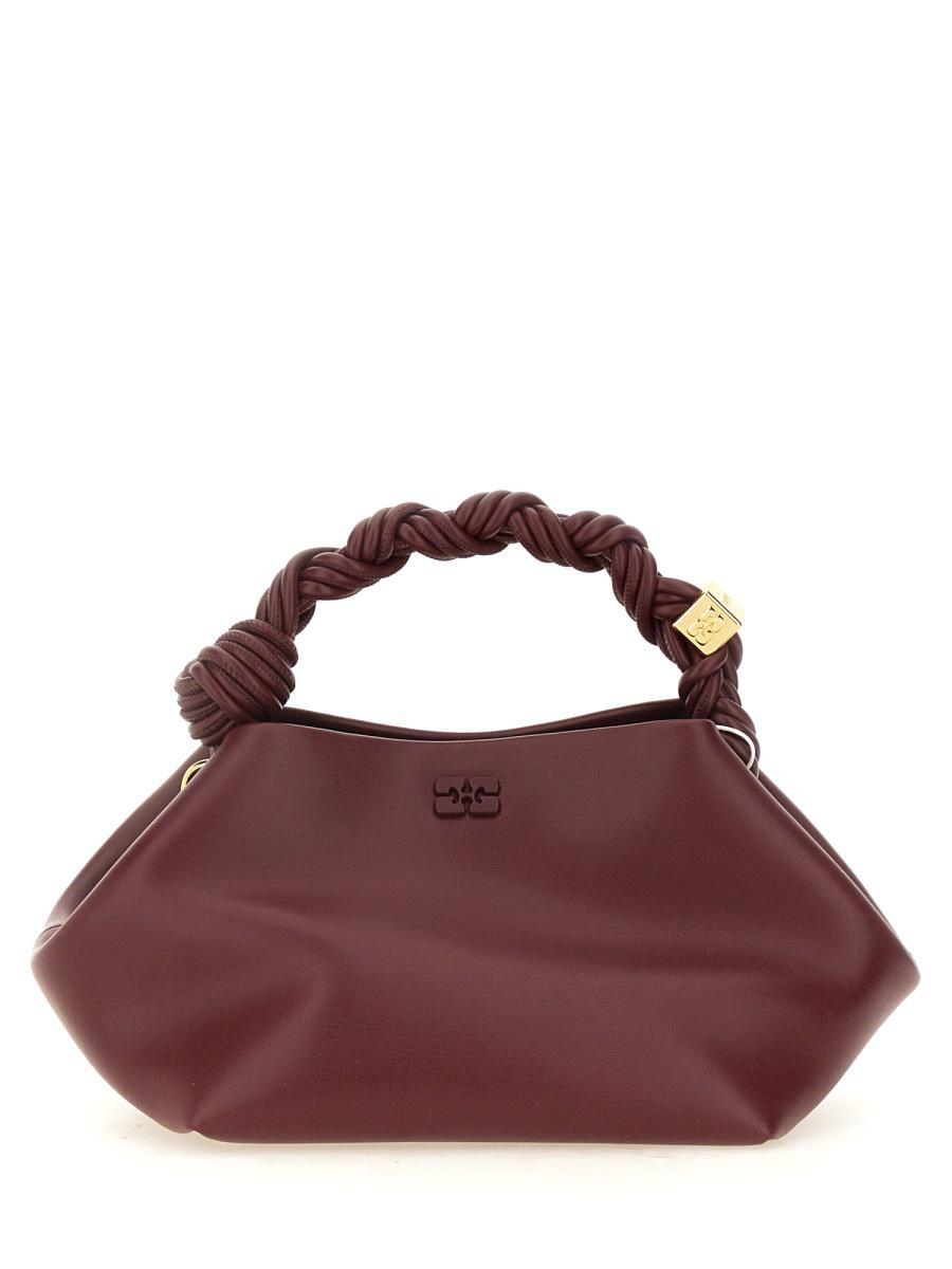 GANNI Bordeaux Mini Bou Handbag In Red Product Image