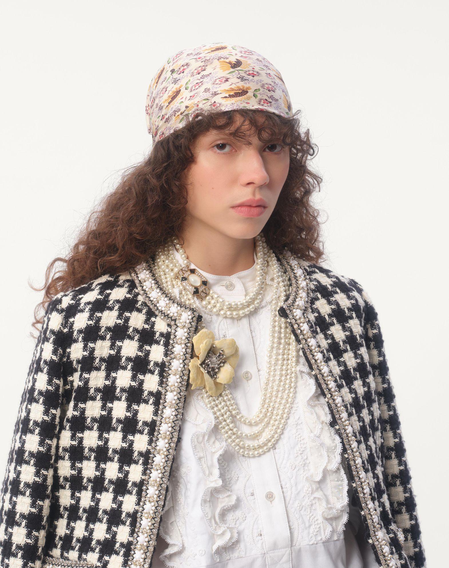 Papier Floral Silk Scarf Product Image