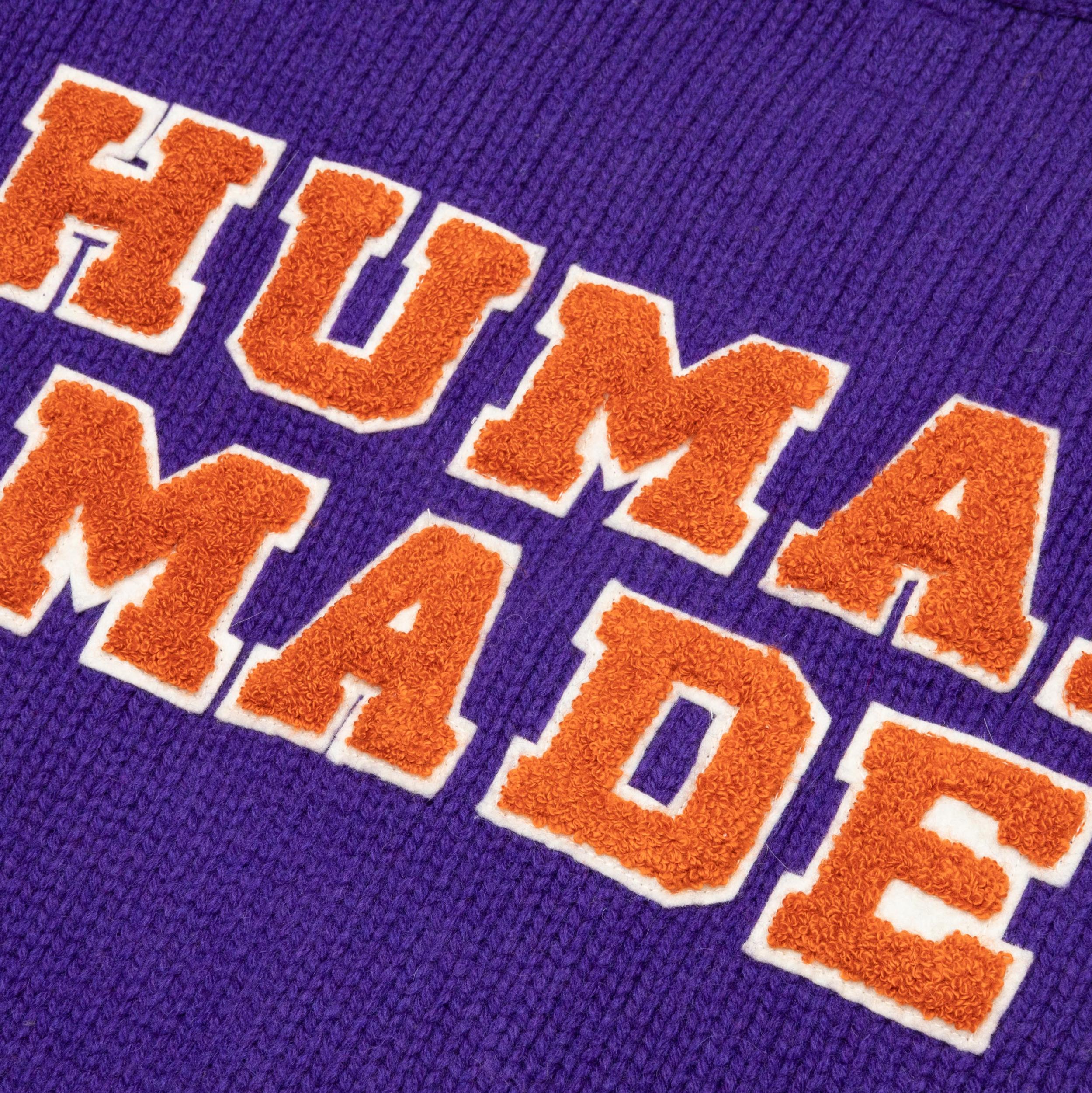 Low Gauge Knit Cardigan - Purple Male Product Image