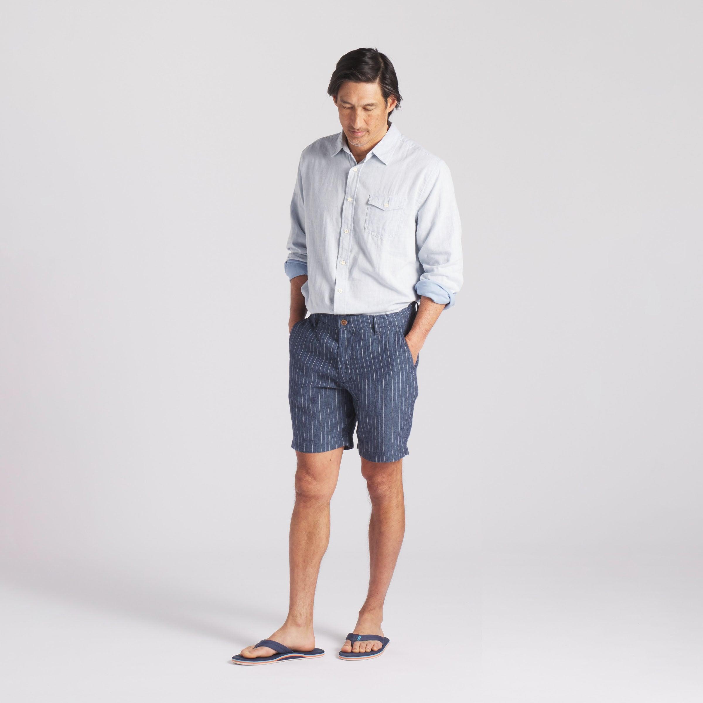 Hammond Double Cloth Shirt - Blue Chambray Product Image