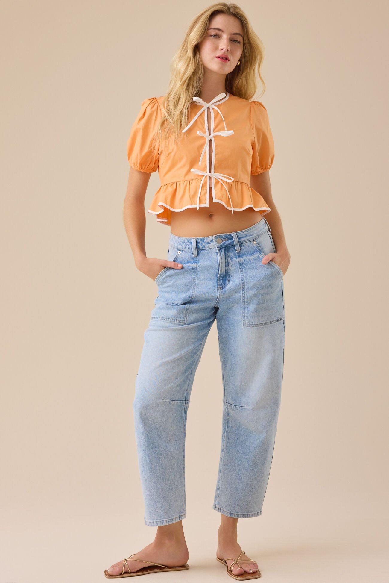 Brett Puff Sleeve Top Product Image