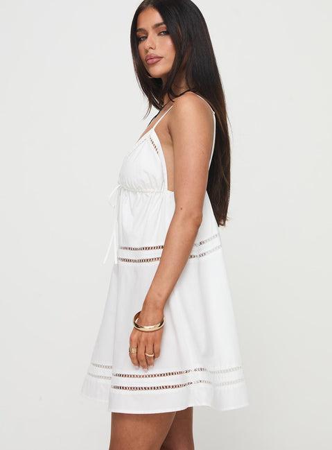 Araxie Mini Dress White Product Image