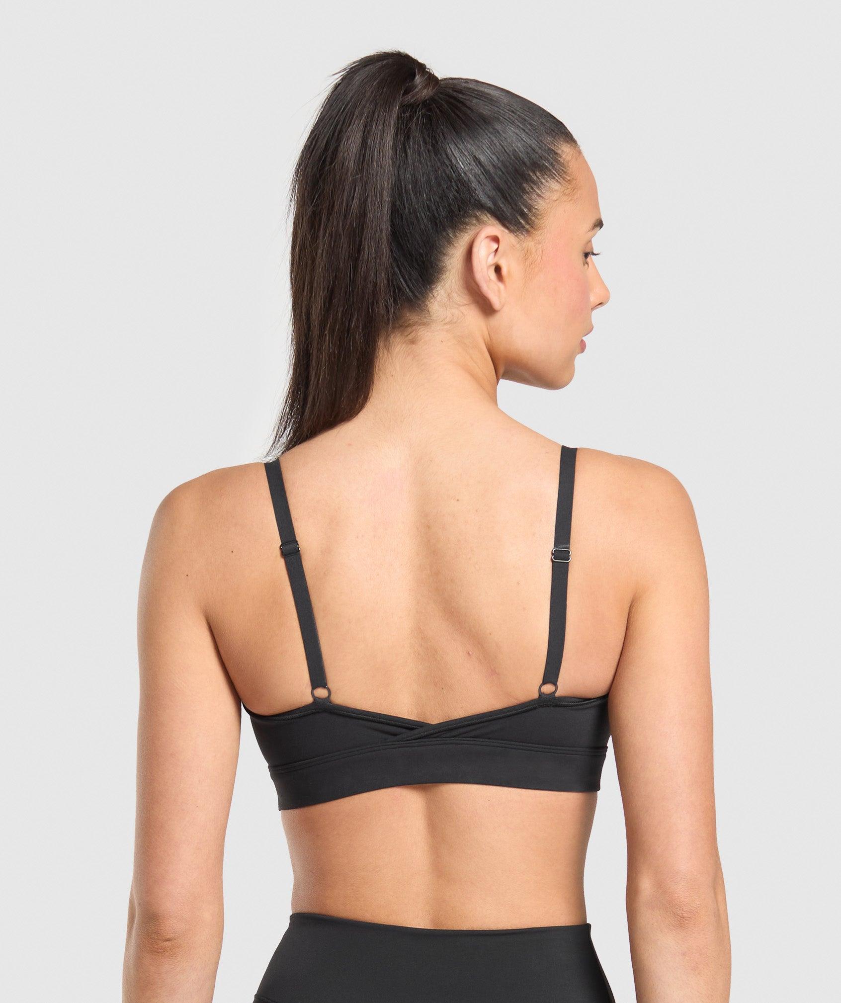 Gymshark Superset Sports Bra - Black Female Product Image