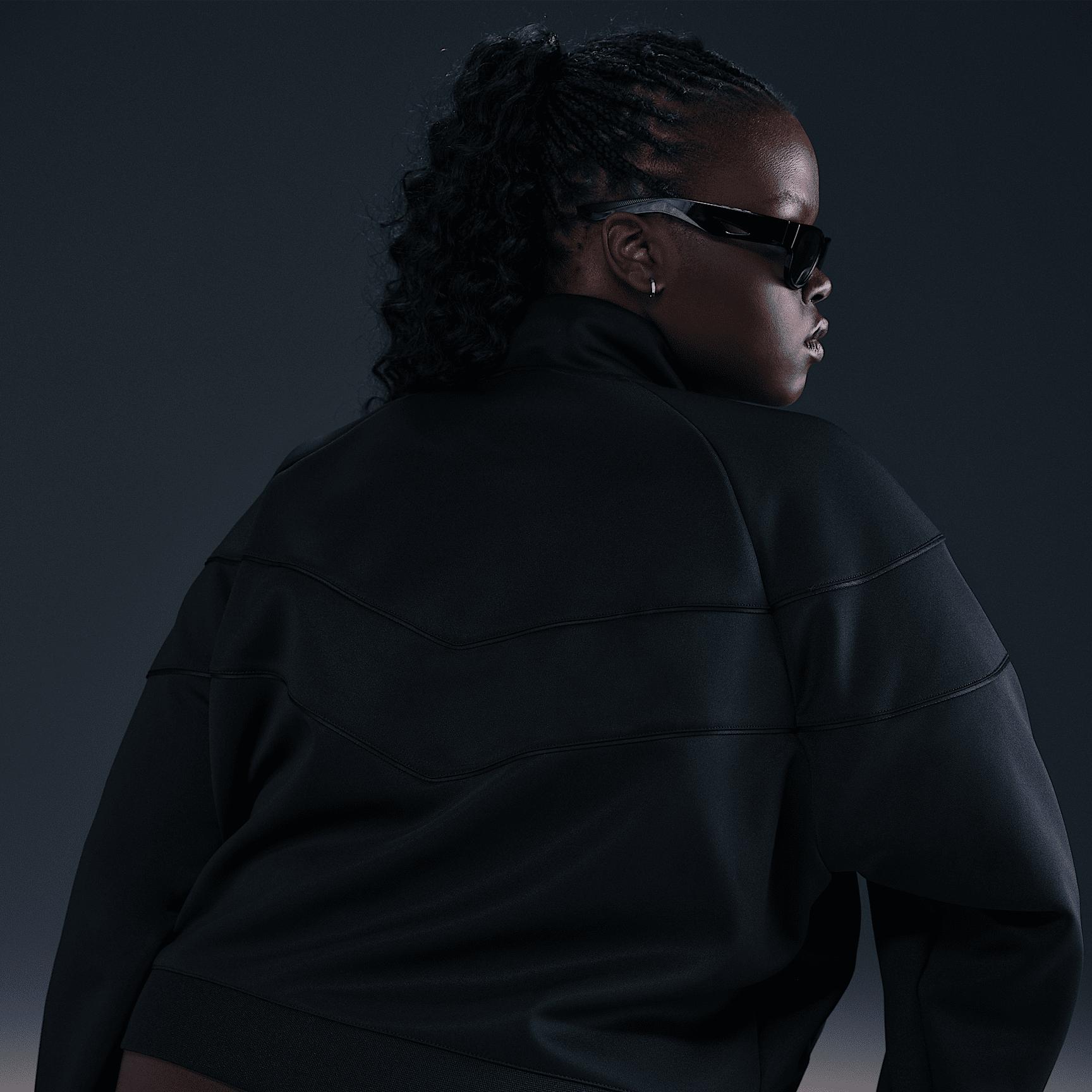 Womens Nike Sportswear Windrunner Knit Jacket (Plus Size) | HJ0977-010 Product Image