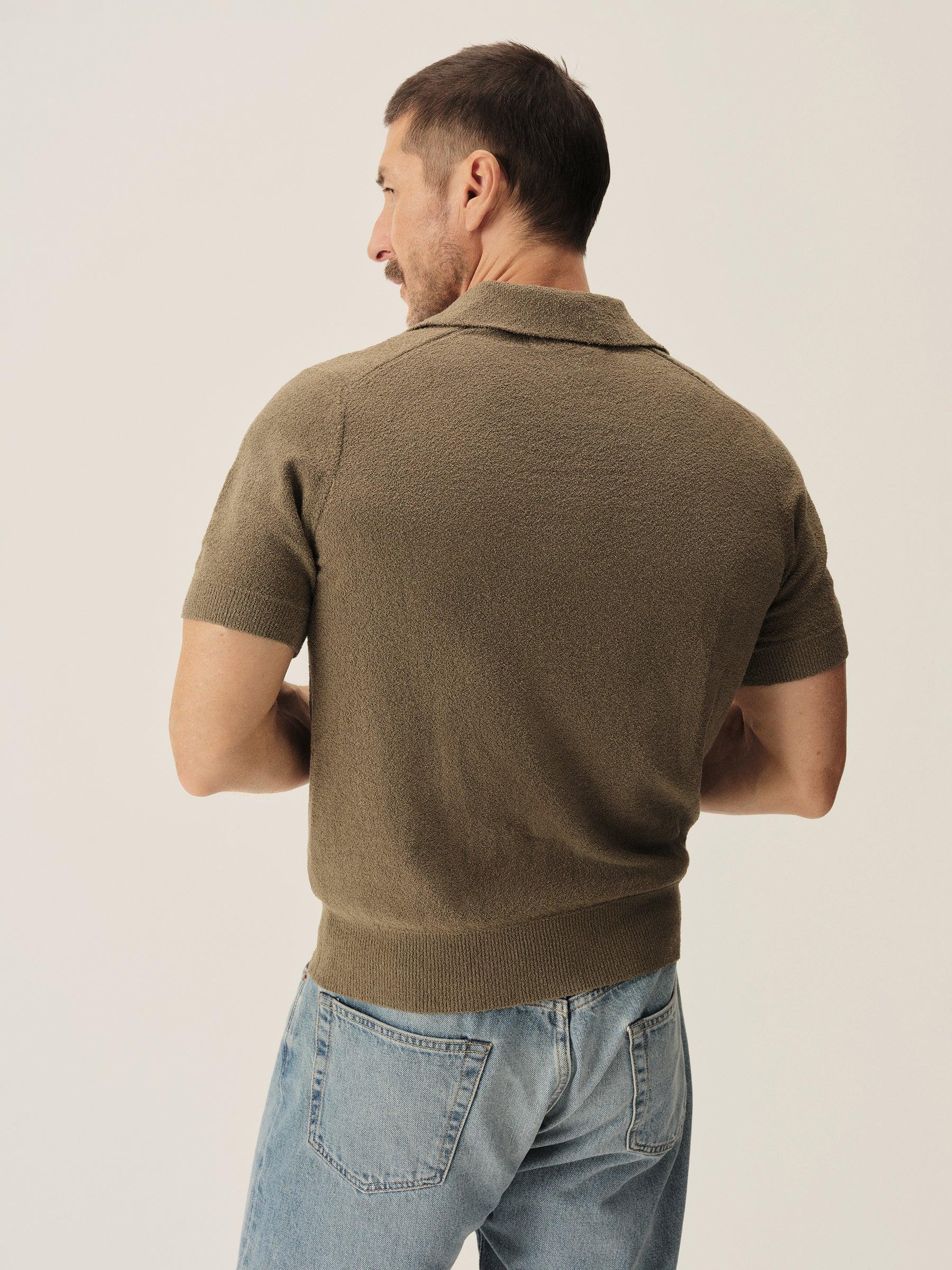 Soft Cactus Cotton Loop Terry Polo Product Image