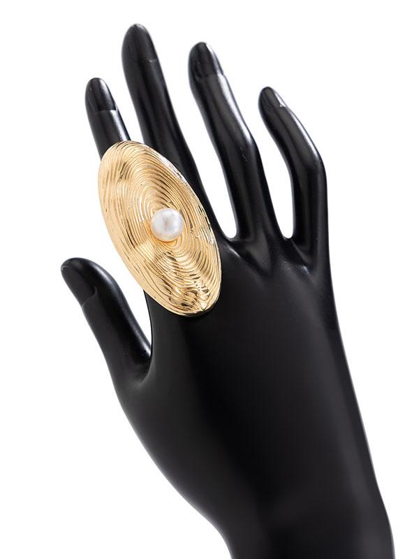 Geometric Solid Color Rings Accessories Product Image