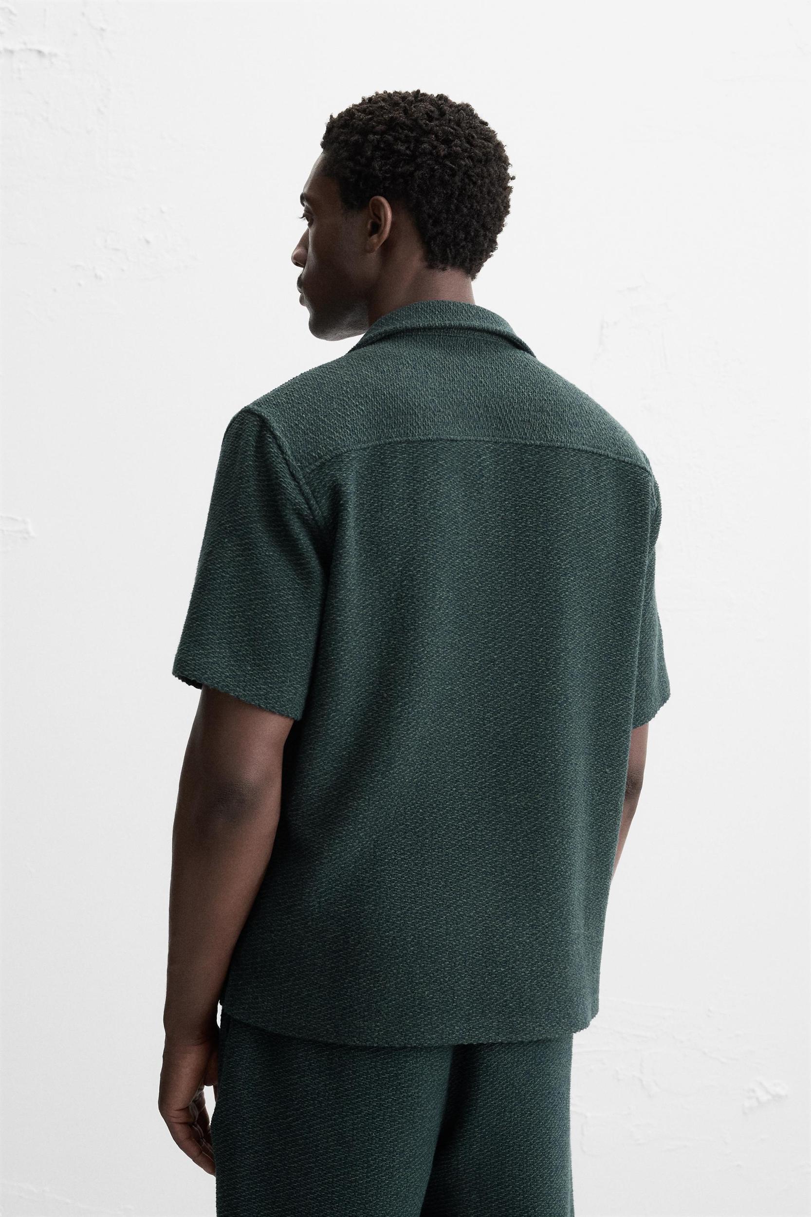 RELAXED FIT TEXTURED SHIRT Product Image