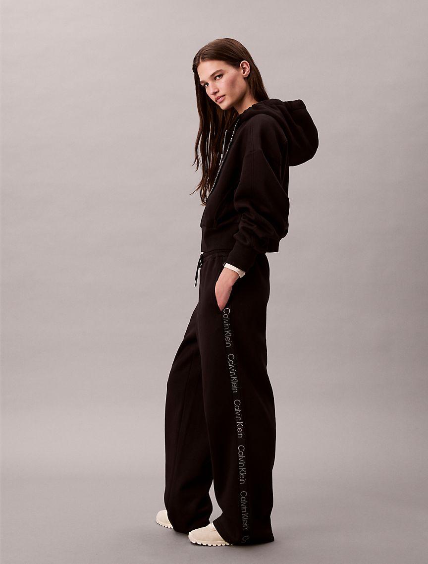 Logo Tape Zip Relaxed Hoodie  Product Image