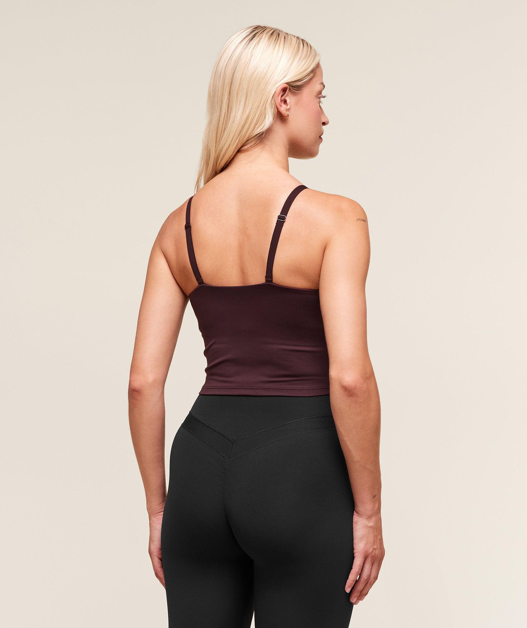 Gymshark Training Cami Tank With Shelf - Cherry Purple Female Product Image