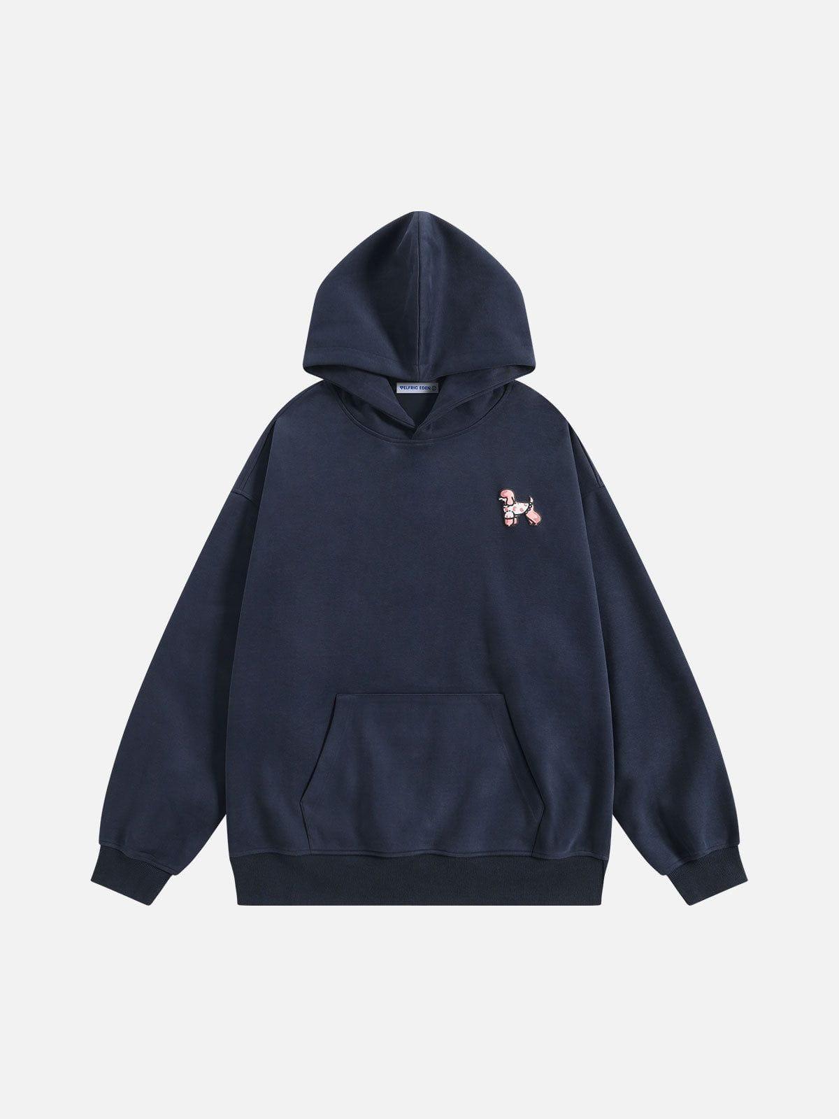 Aelfric Eden Cute Poodle Pullover Hoodie Product Image