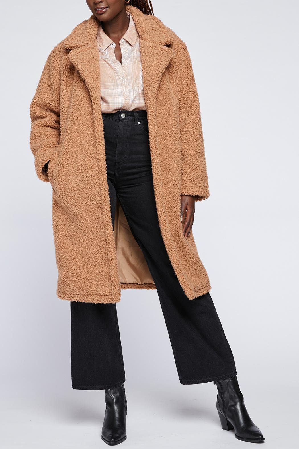 Soft Faux Shearling Coat Product Image