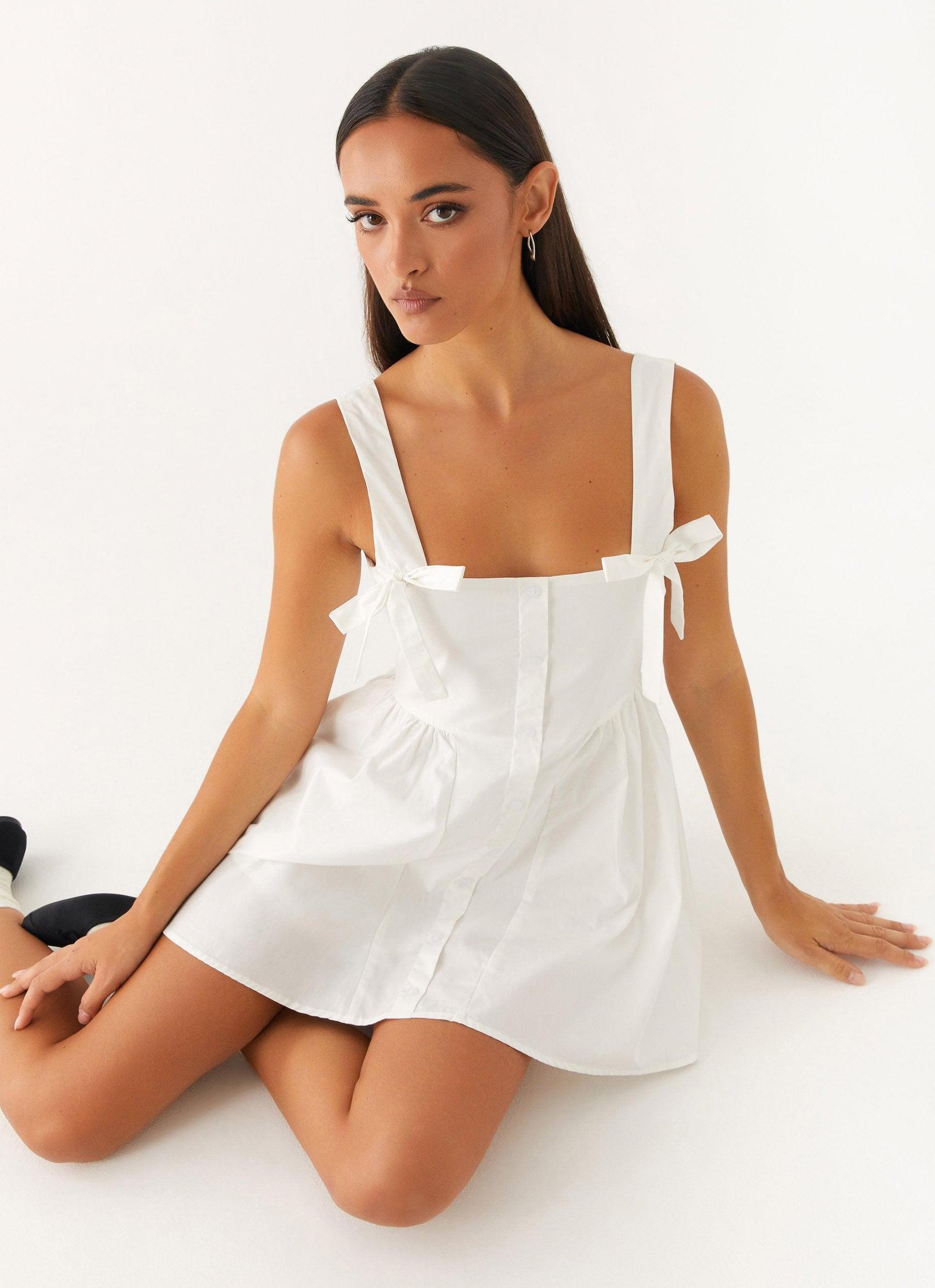Unconditional Mini Dress - White Product Image