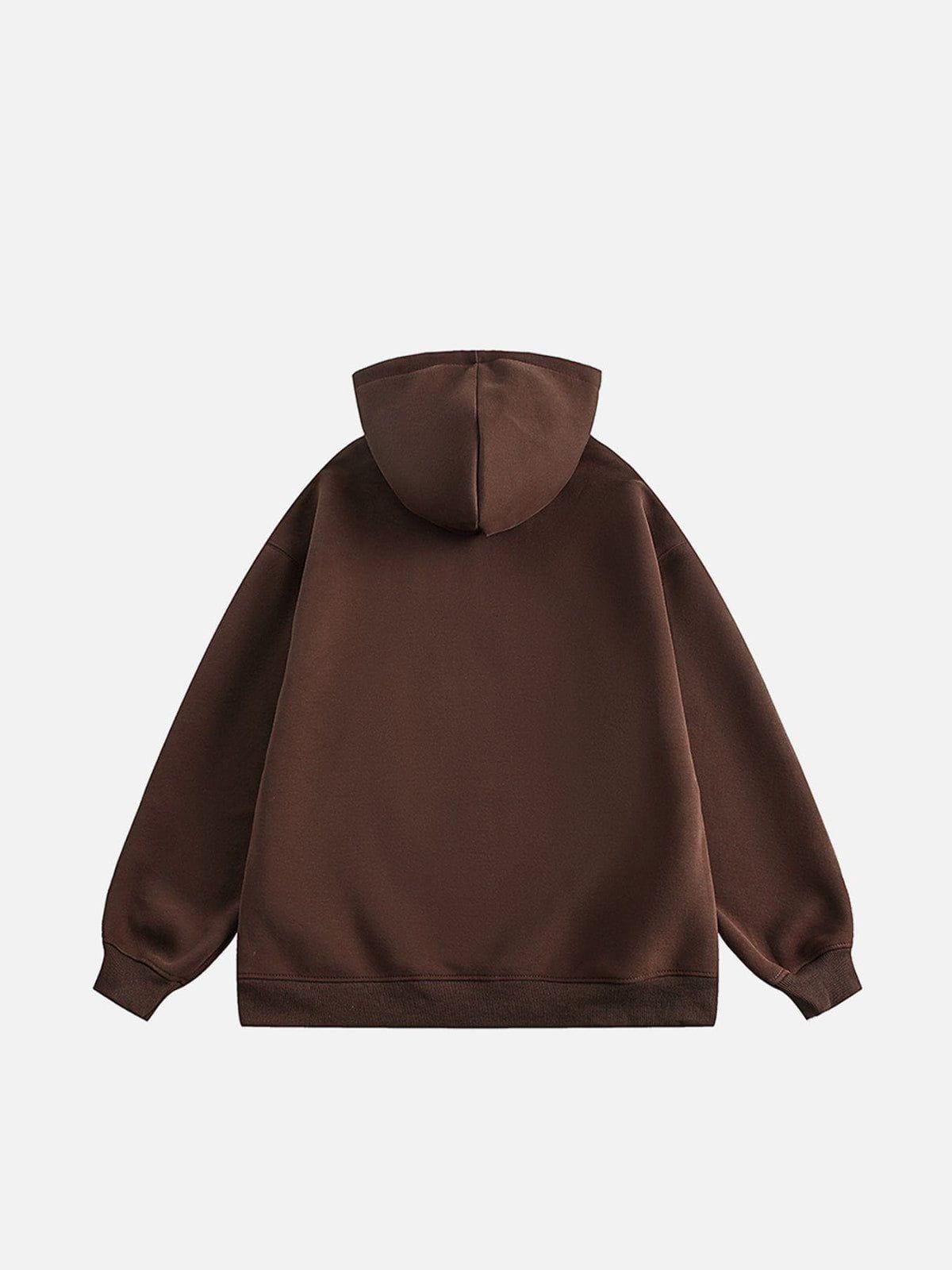 Aelfric Eden Abstract Shadow Print Pullover Hoodie Product Image