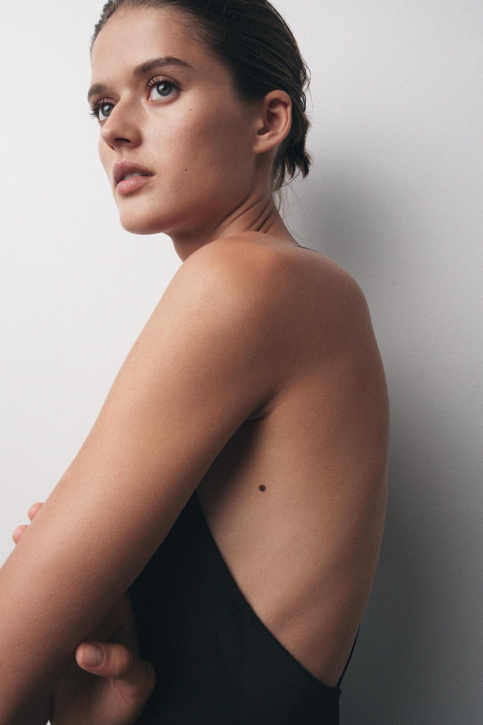 SATIN EMBROIDERED LACE DRESS Product Image