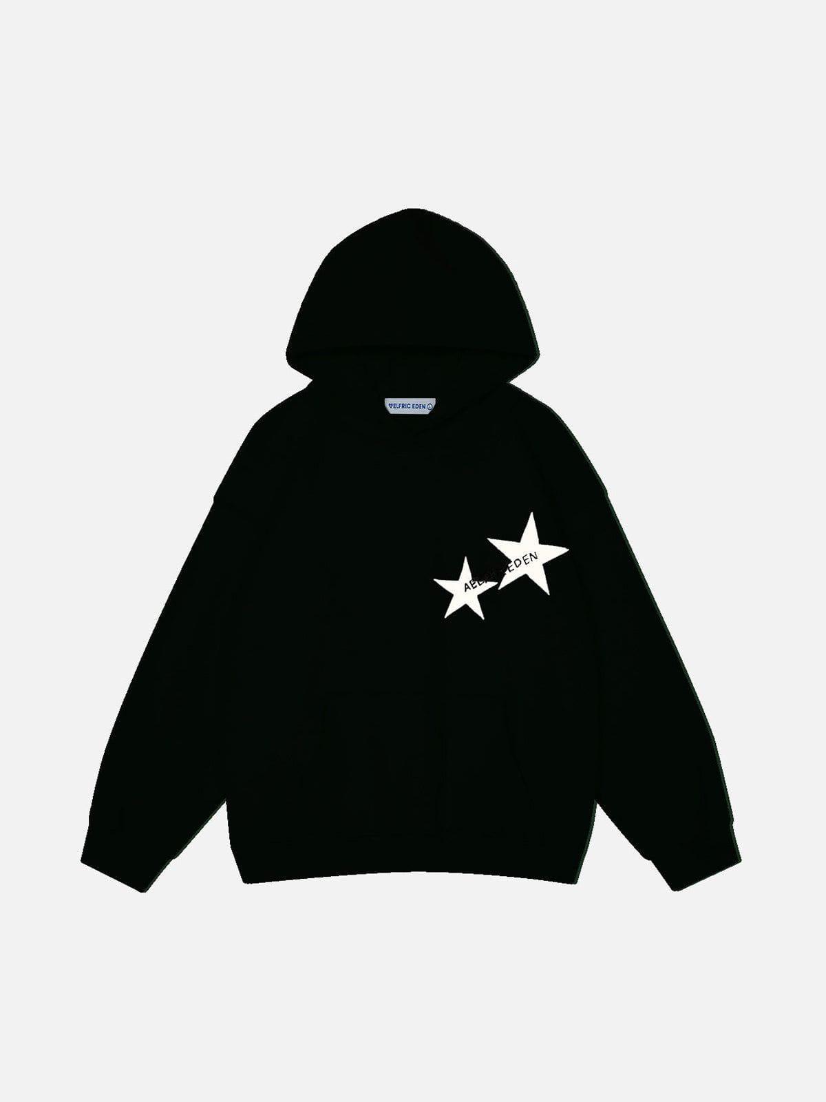 Aelfric Eden Star Color Contrast Hoodie Product Image