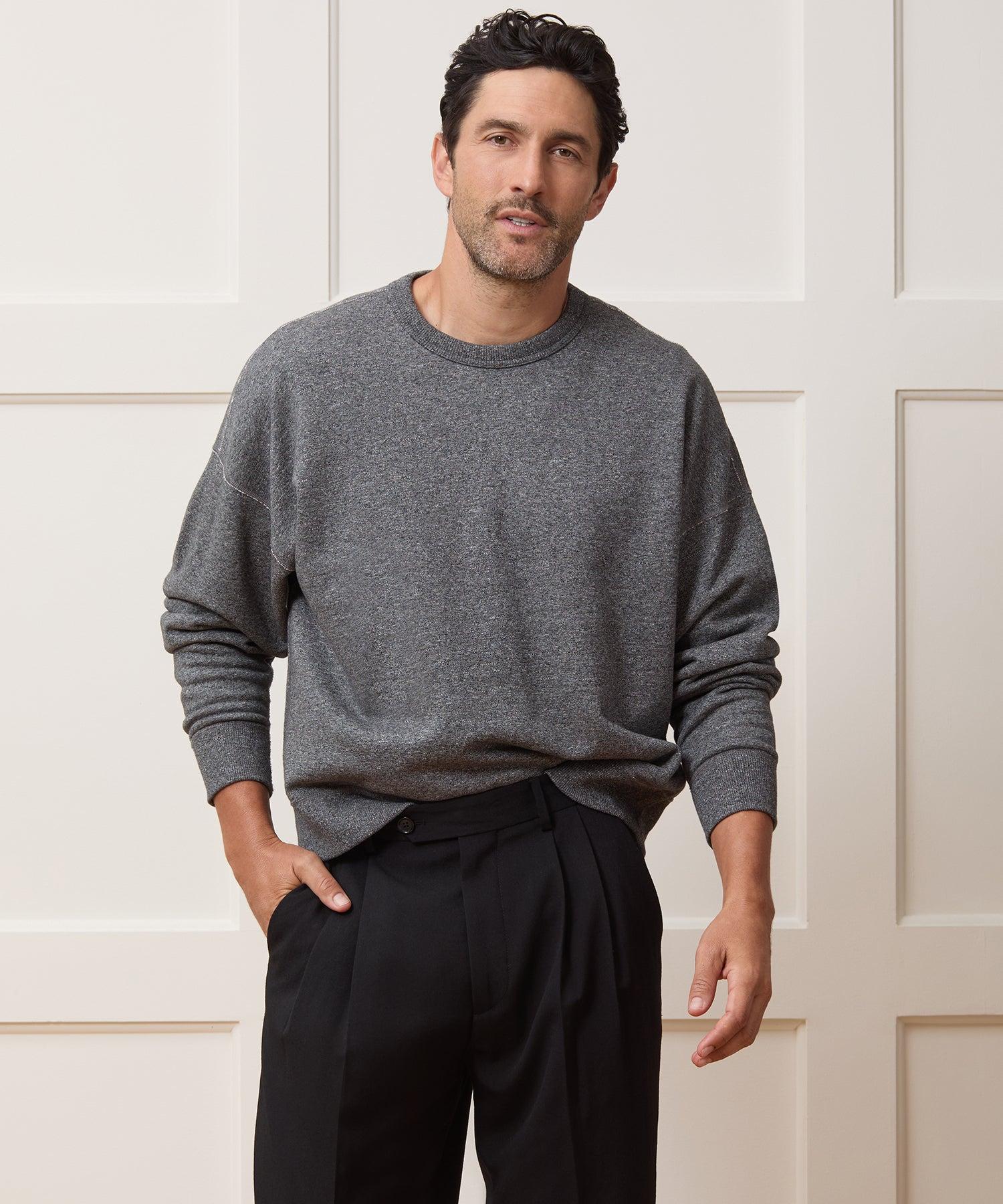 Relaxed Portuguese Terry Crewneck Product Image