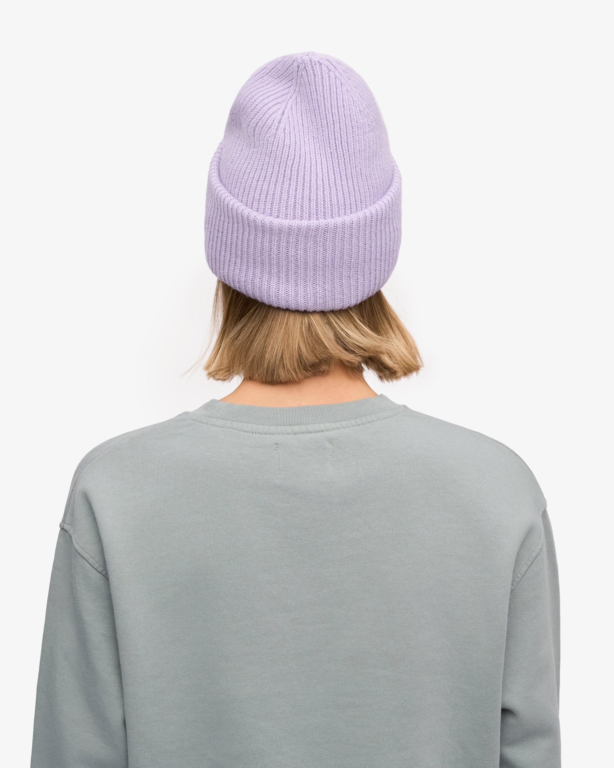 Merino Wool Hat - Soft Lavender Product Image