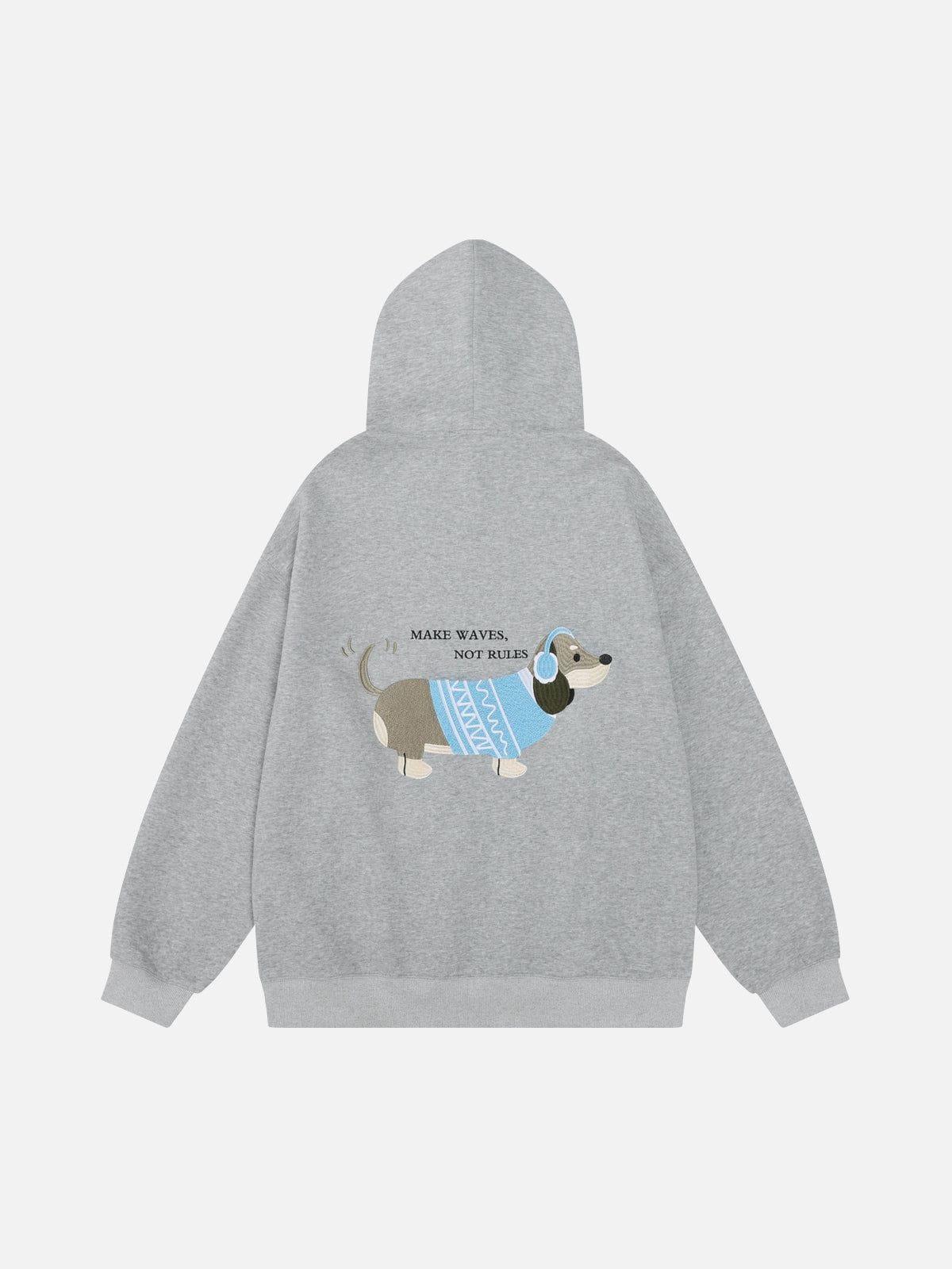 Aelfric Eden Headset Dachshund Hoodie Product Image