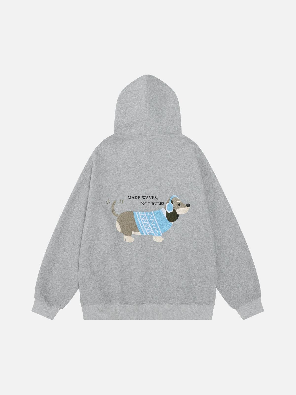 Aelfric Eden Headset Dachshund Hoodie Product Image