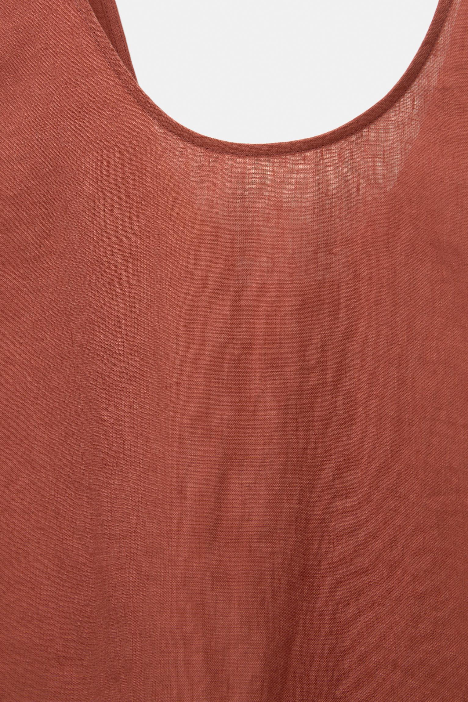 Flowing 100% linen top Product Image