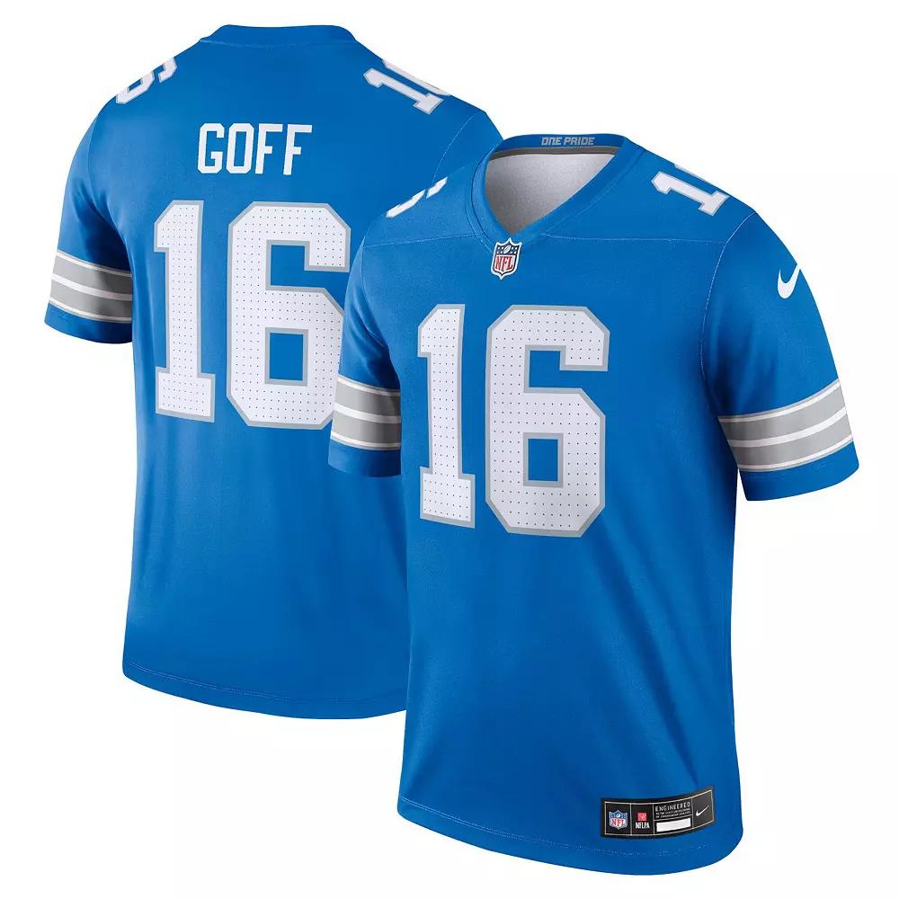 Men's Nike Jared Goff Blue Detroit Lions Legend Jersey,  Product Image