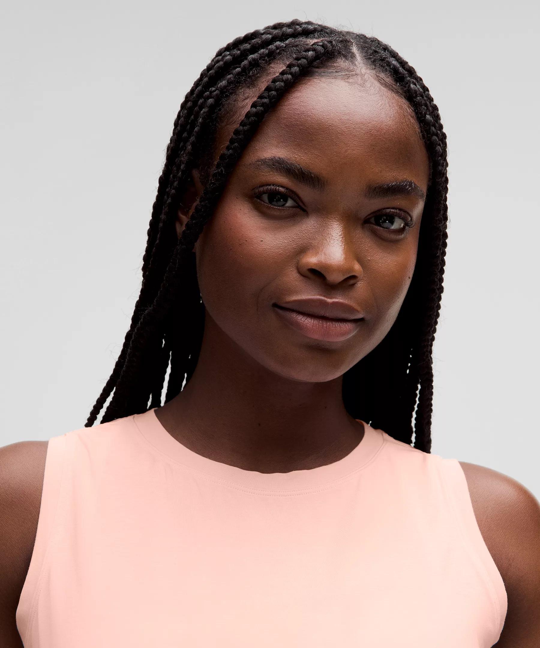 Silk-Blend Relaxed-Fit Tank Top Product Image