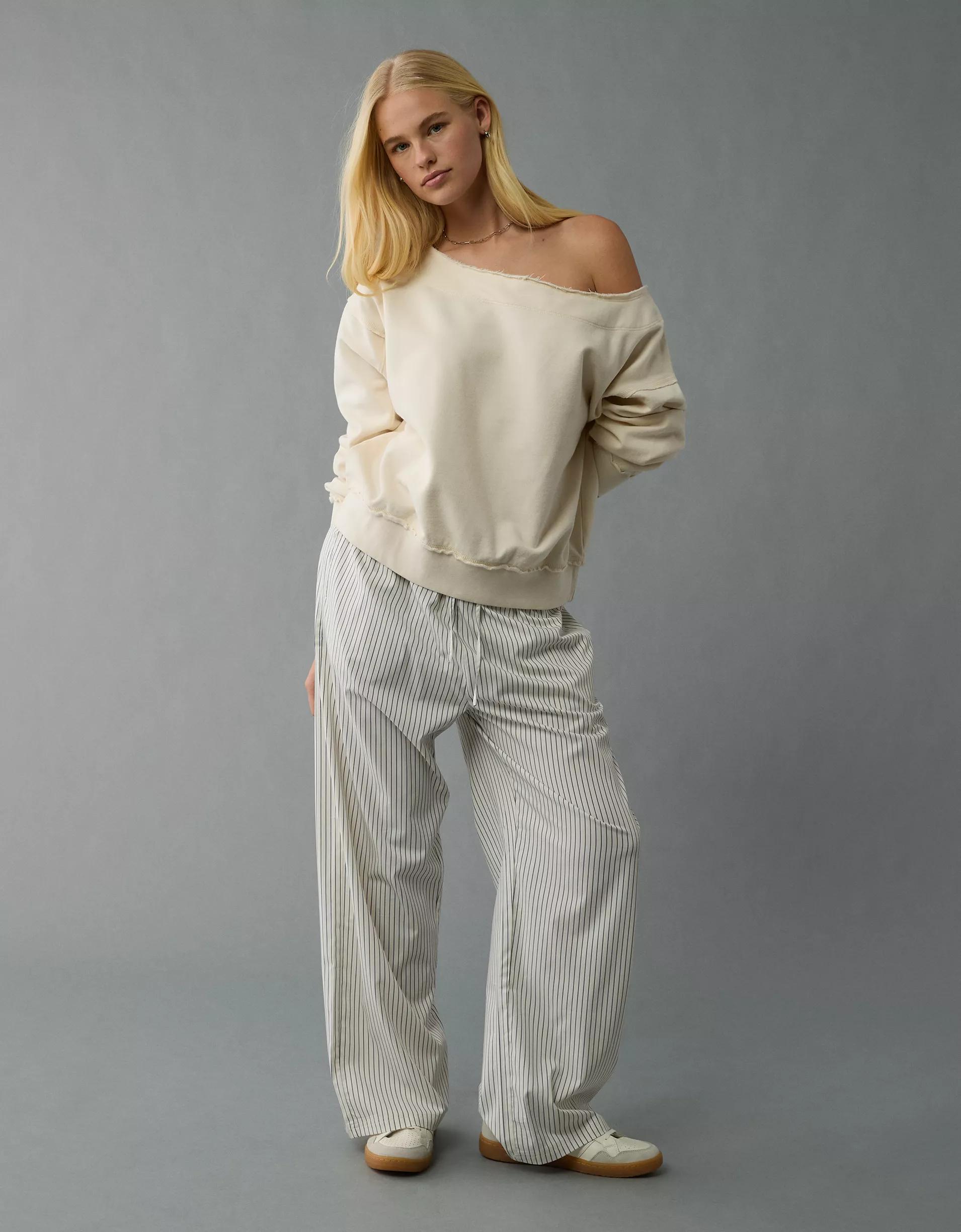 AE Off The Shoulder Sweatshirt Product Image