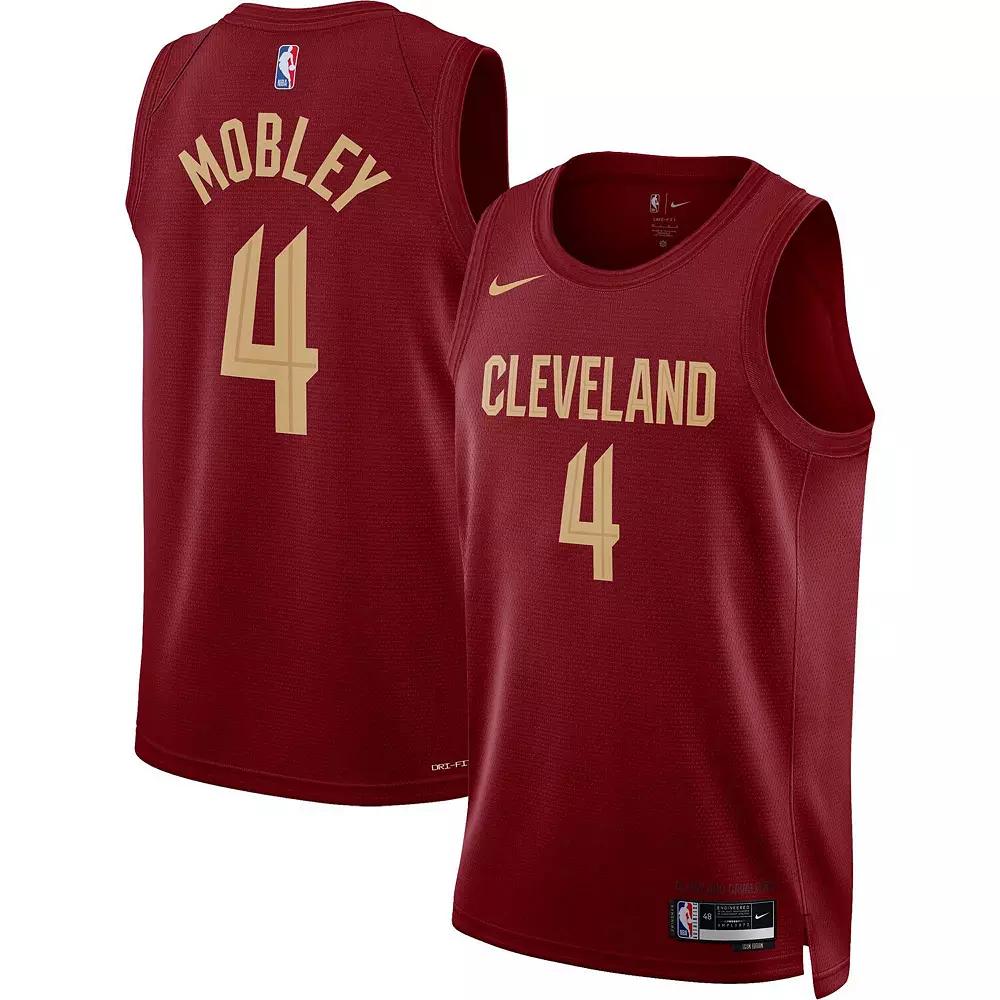 Cleveland Cavaliers Icon Edition Nike Mens Dri-FIT NBA Swingman Jersey | DN2001-680 Product Image