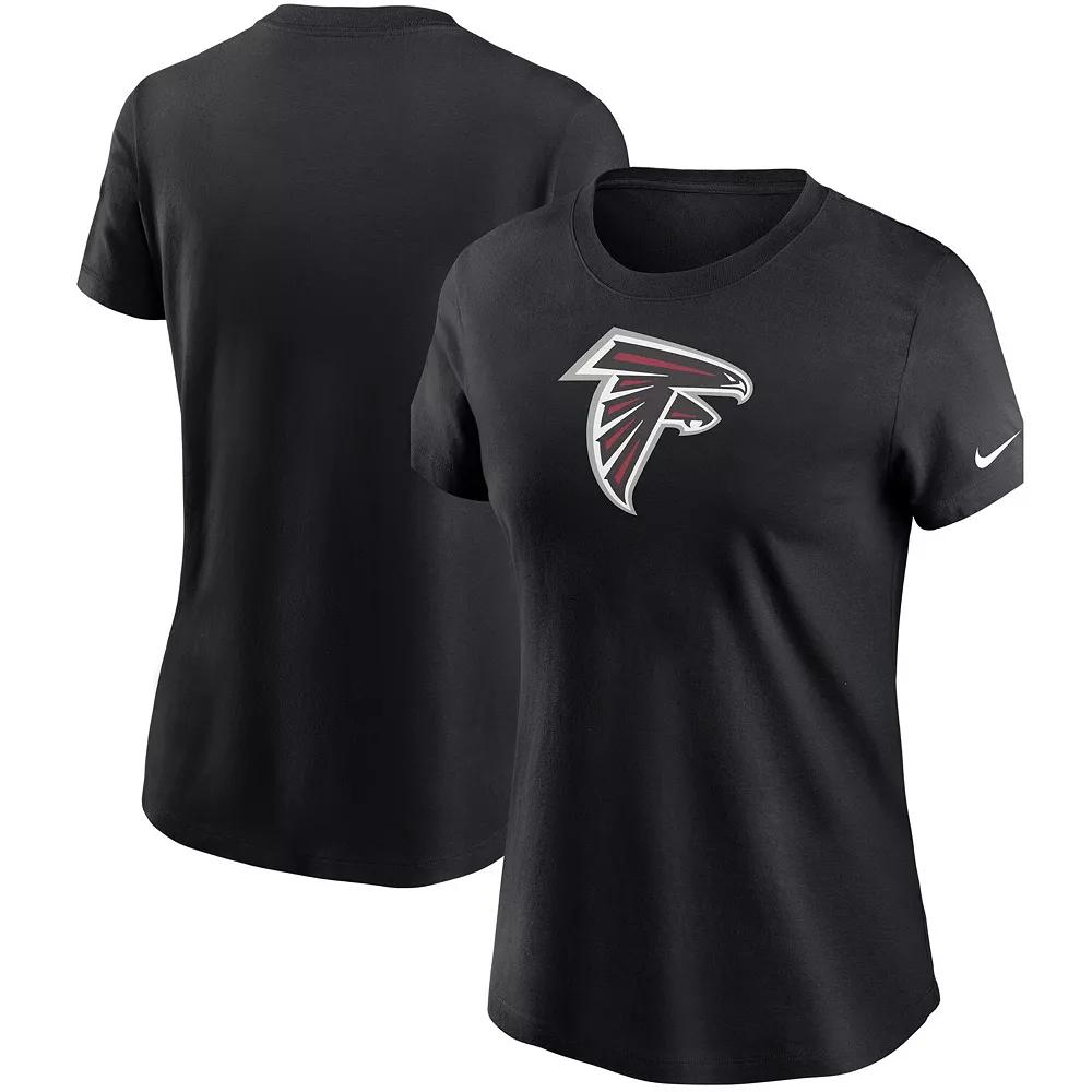 Women's Nike Black Atlanta Falcons Logo Essential T-Shirt, Size: Large Product Image