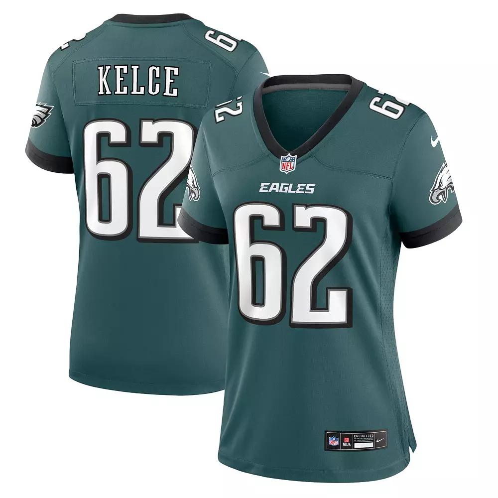 Women's Nike Jason Kelce Midnight Green Philadelphia Eagles Team Game Jersey, Size: Medium Product Image
