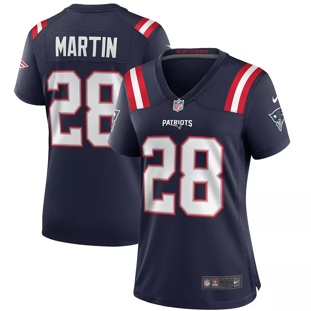 Women's Nike Curtis Martin Navy New England Patriots Game Retired Player Jersey,  Product Image