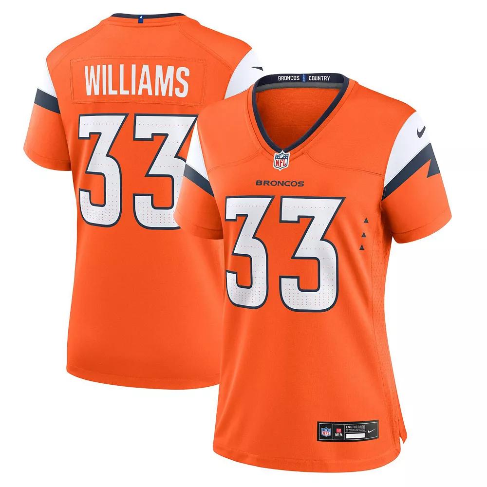 Womens Nike Javonte Williams Denver Broncos Mile High Collection Game Jersey Product Image