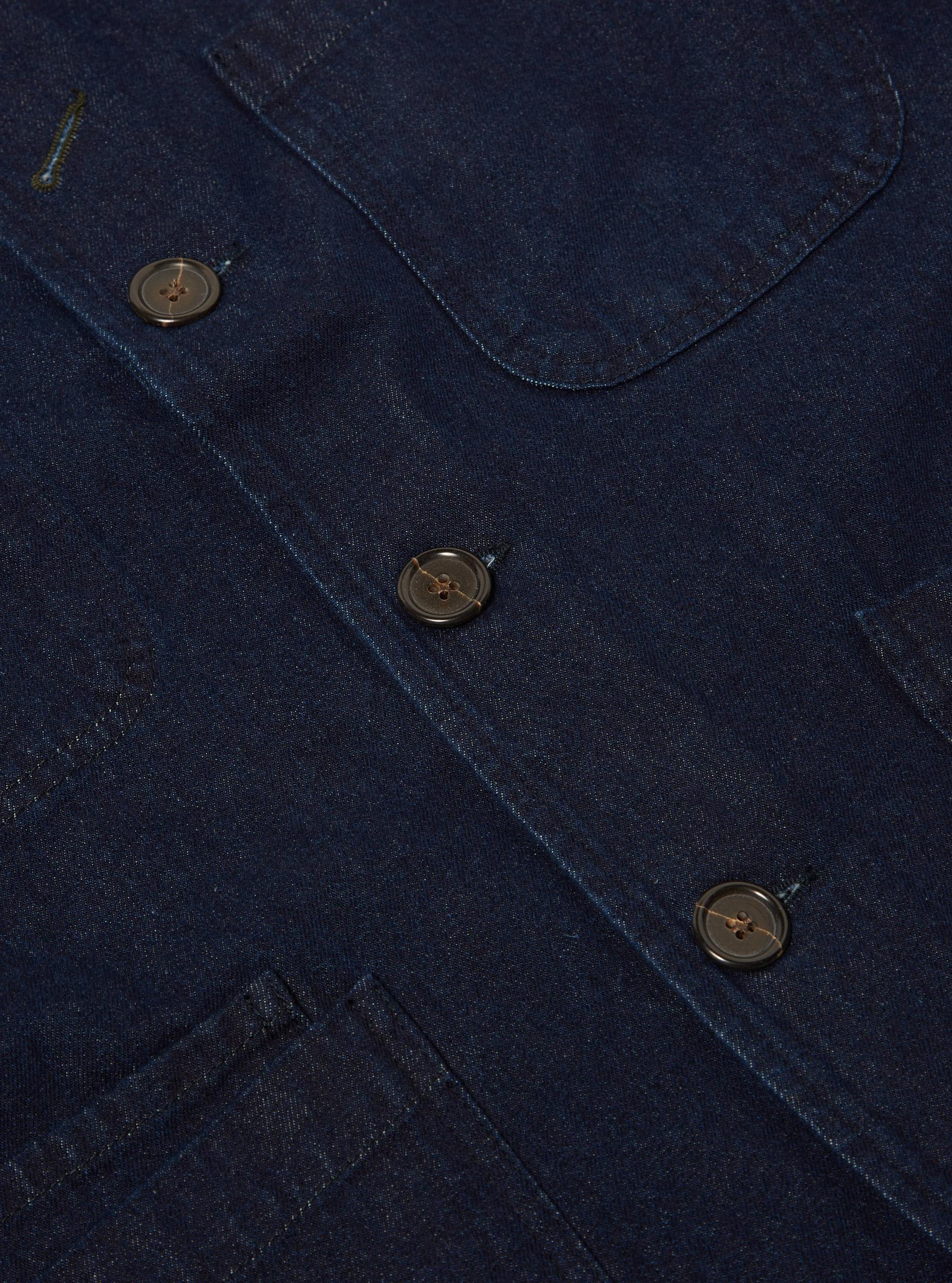 Universal Works Bakers Jacket in 11oz Indigo Denim Product Image