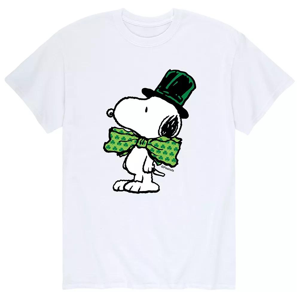 Men's Peanuts Snoopy St. Patrick's Day Bowtie Tee,  Product Image