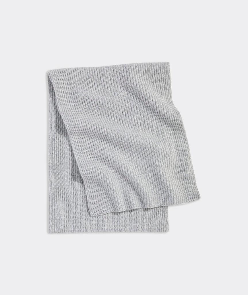 Cashmere Ribbed Scarf Product Image