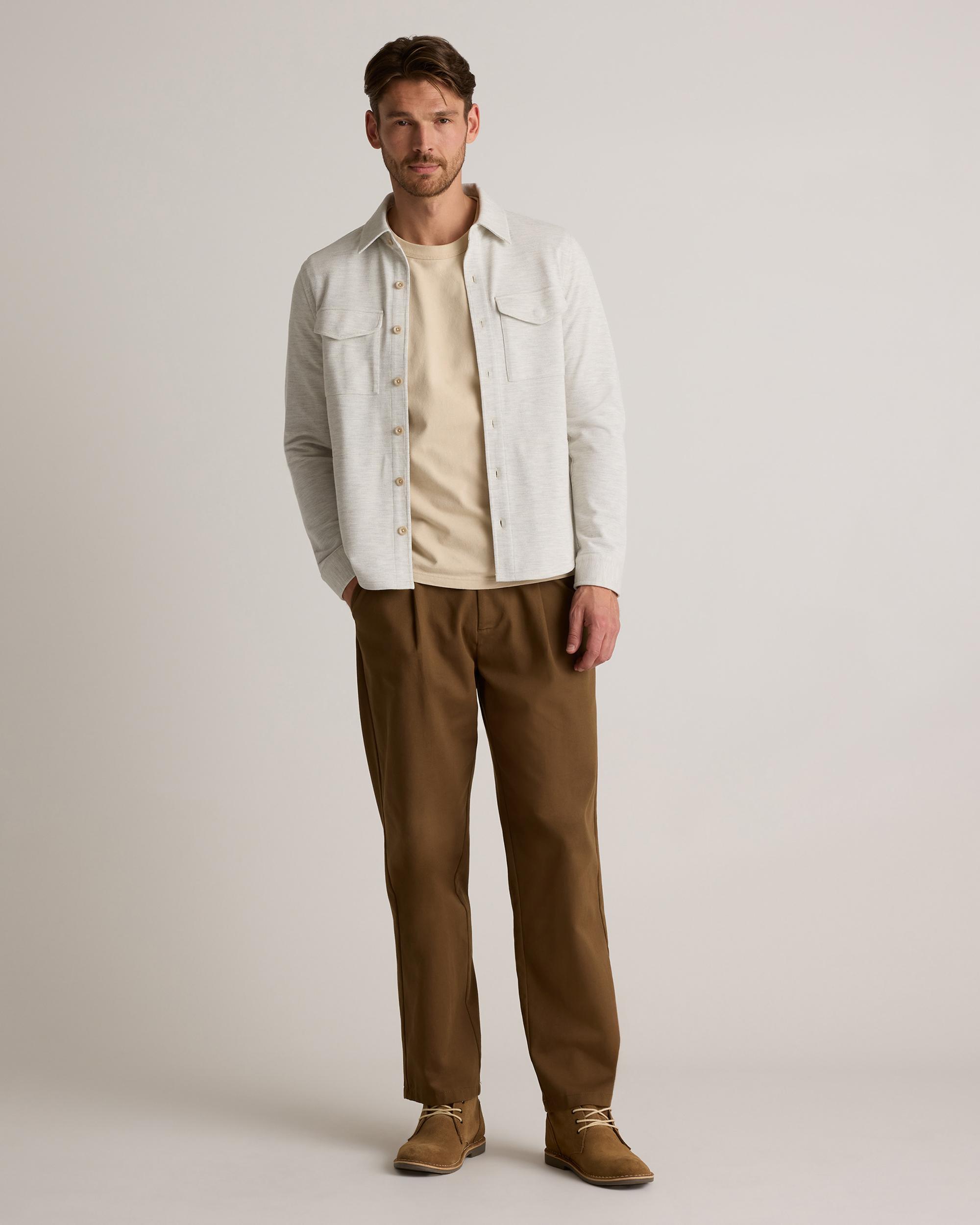 Quince | Men's Cotton Pique Knit Overshirt Size XL, Organic Cotton Product Image