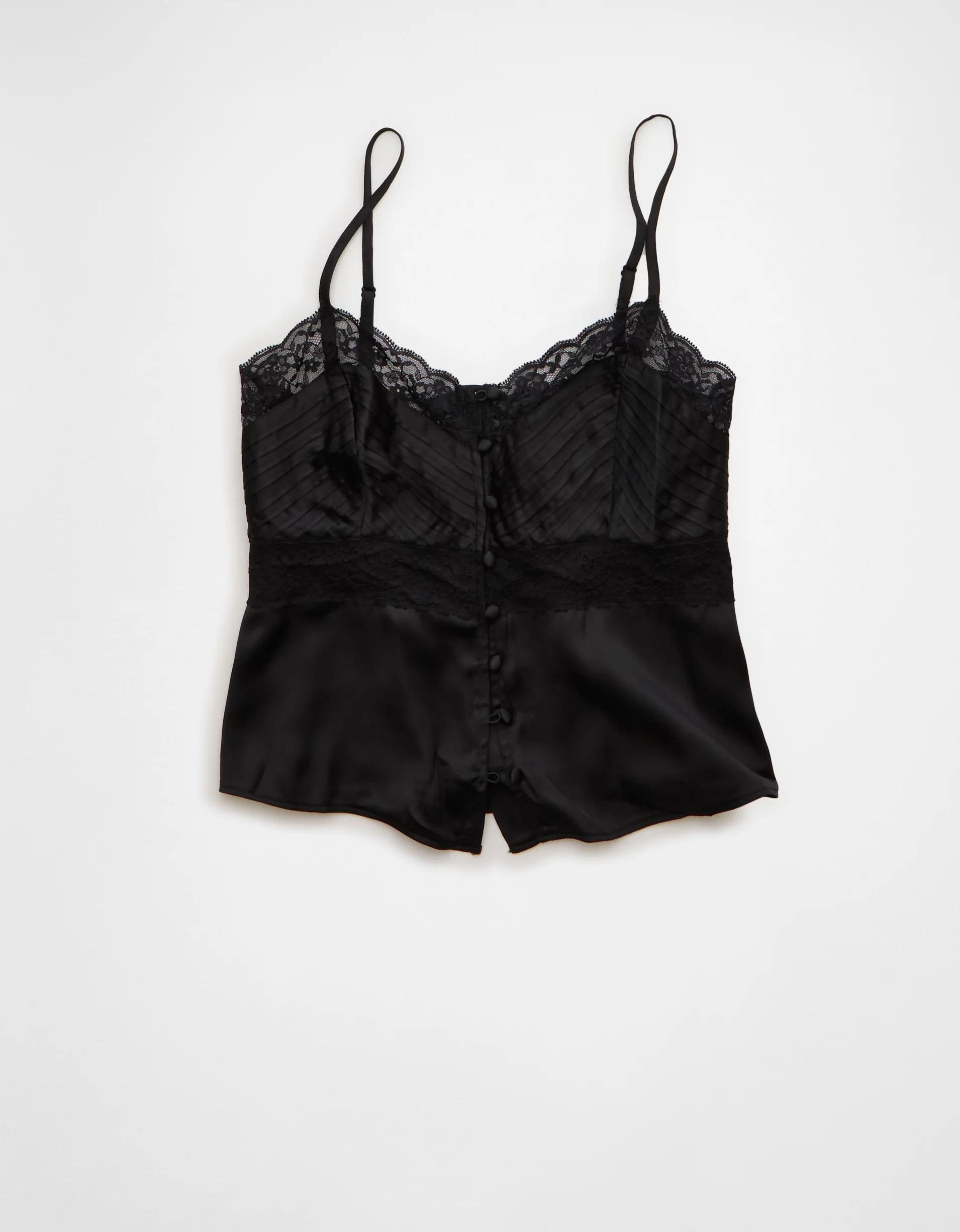 AE Pintuck Satin Cami Top Product Image