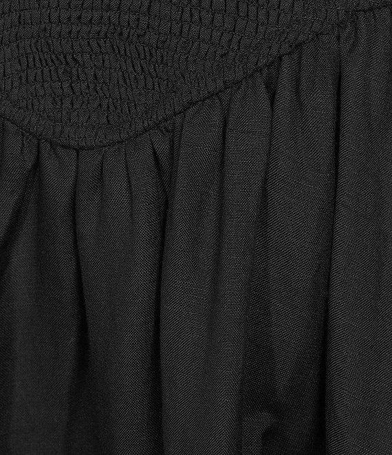 Antonio Melani Essie Linen Blend Square Neck Sleeveless Smocked Dress Product Image