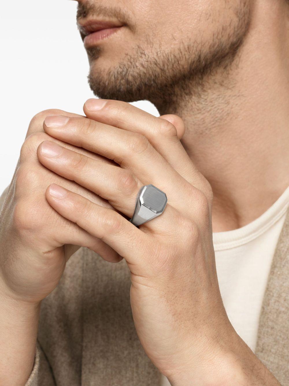 sterling silver Streamline® Signet ring Product Image