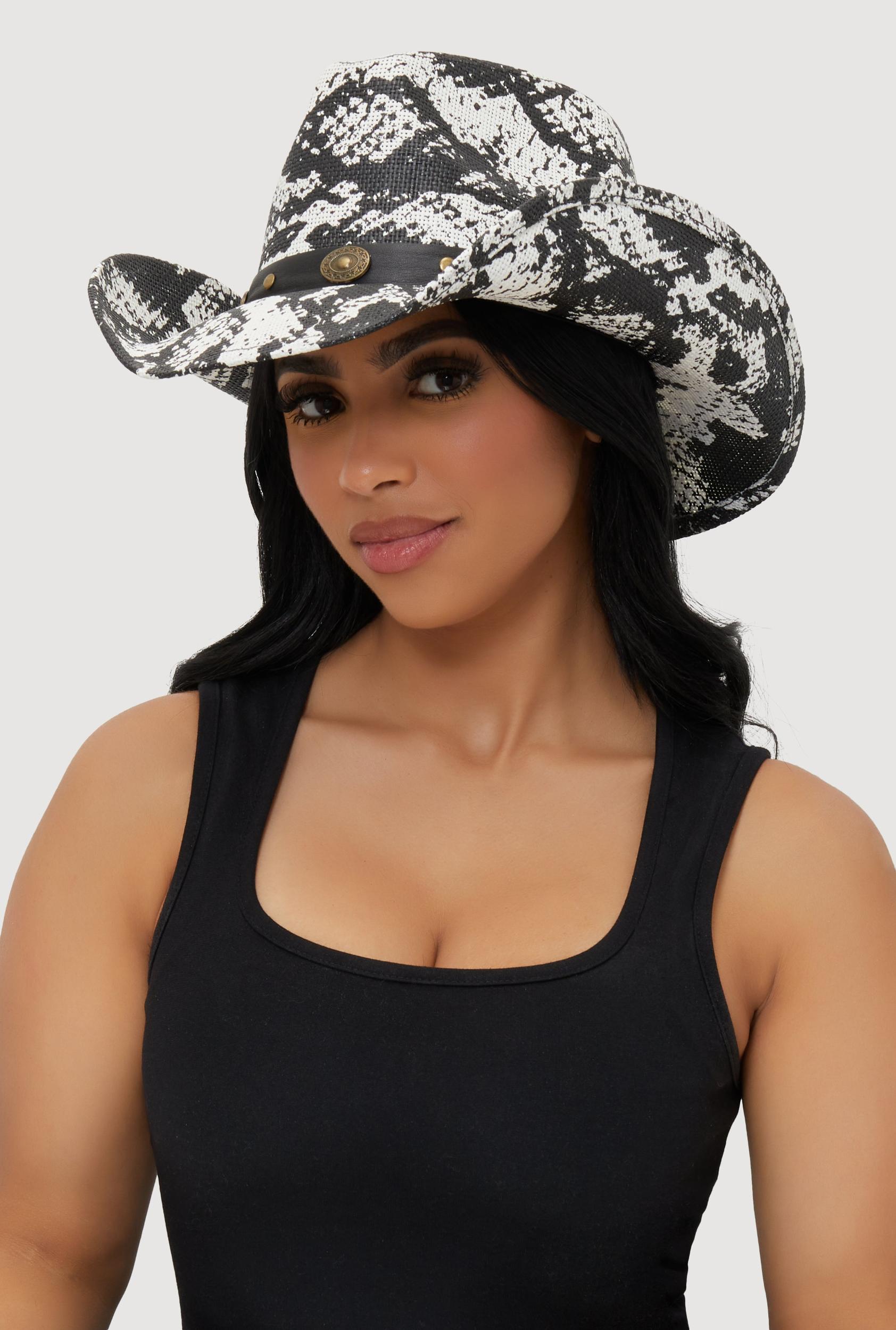 Snakeskin Print Cowboy Hat Female Product Image