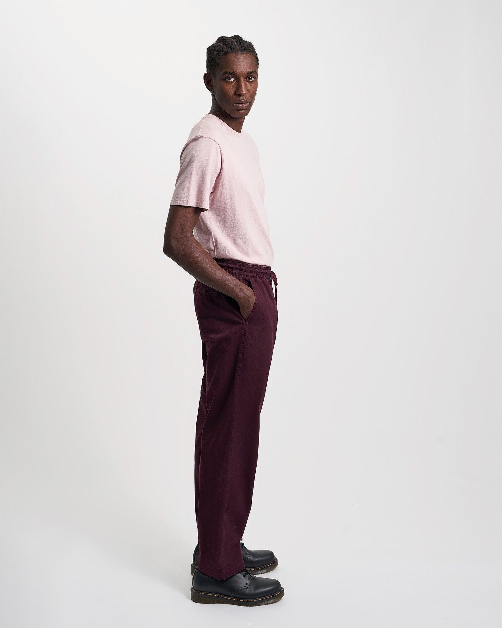 Organic Twill Pants - Steel Blue Product Image