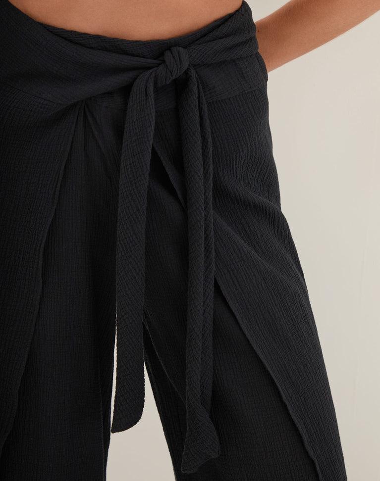 Bia Pareo Pants - Black Product Image