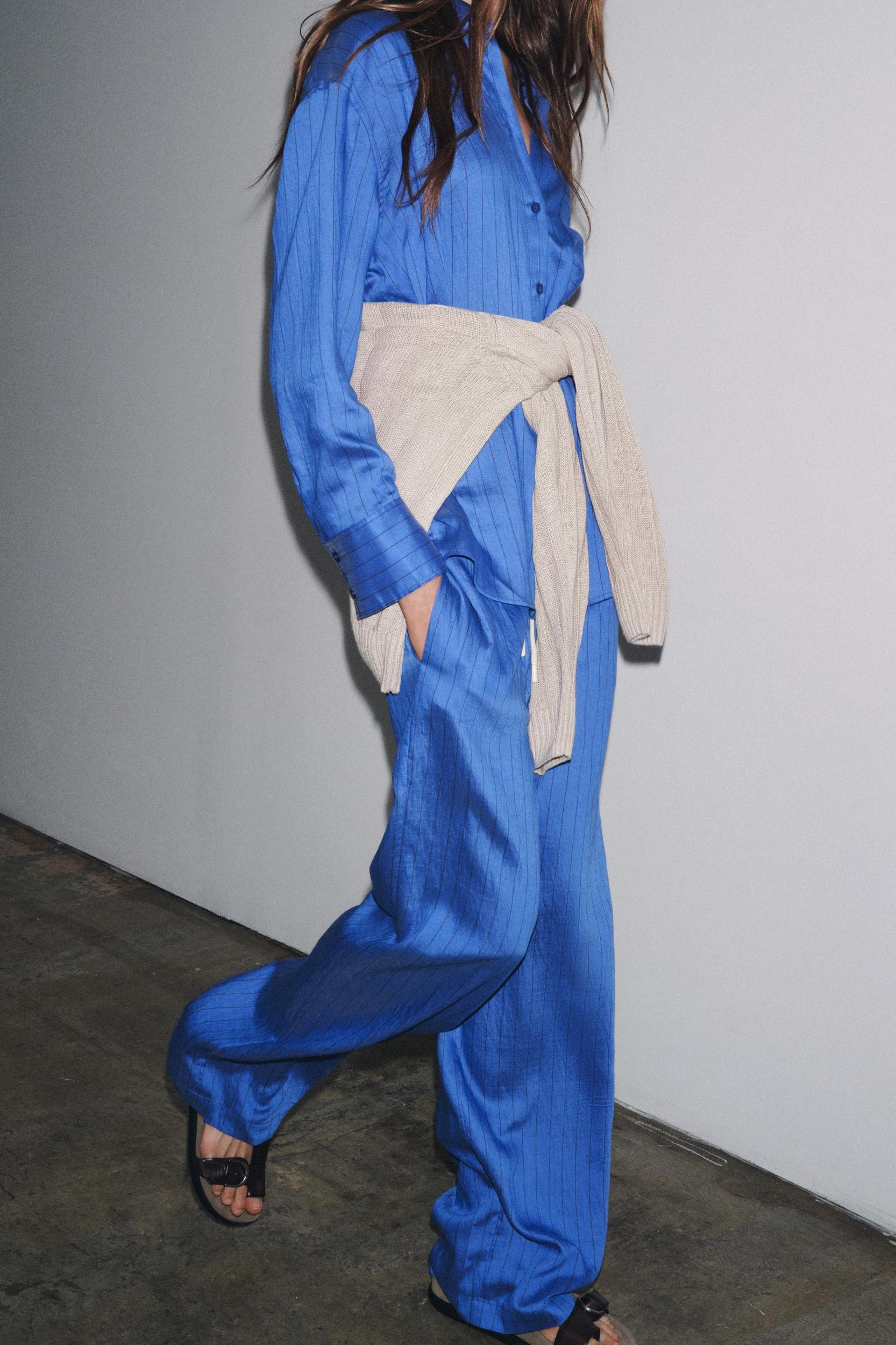 STRIPED PAJAMA PANTS Product Image