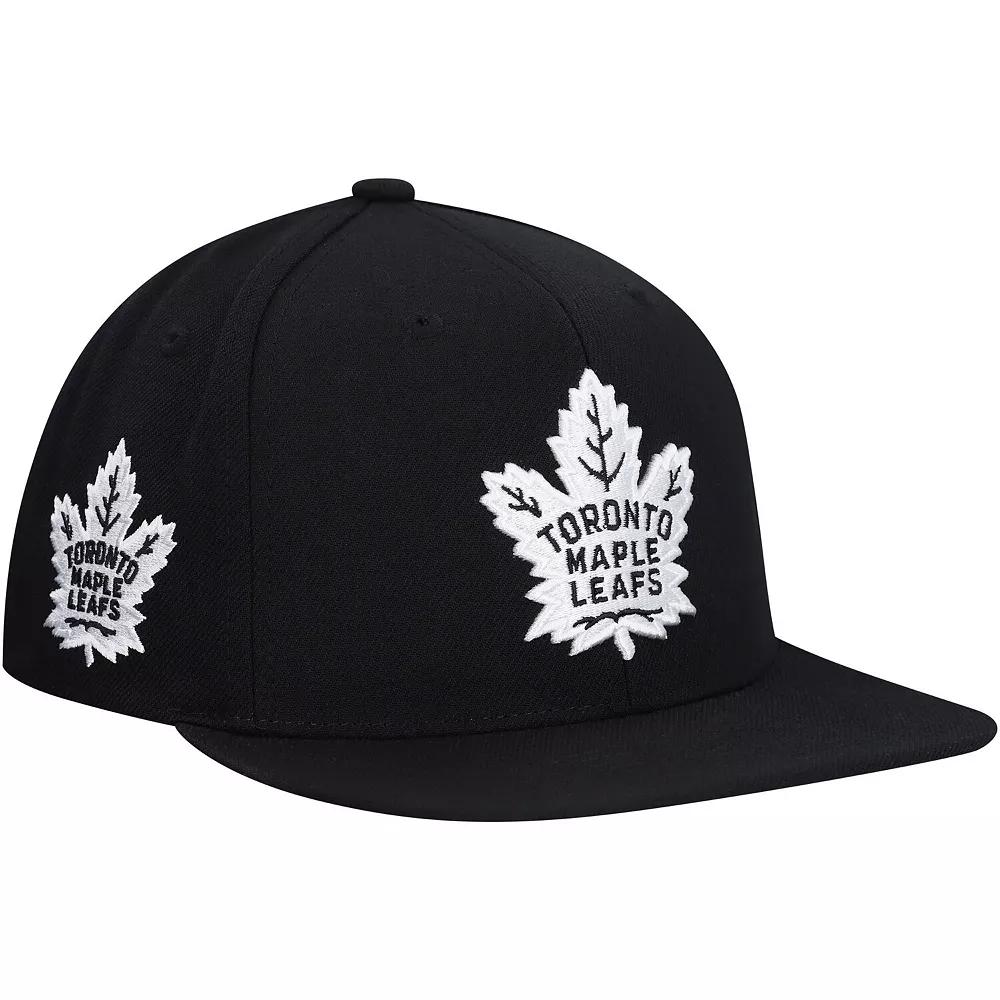 Men's Mitchell & Ness  Black Toronto Maple Leafs Team Snapback Hat, Mpl Black Product Image